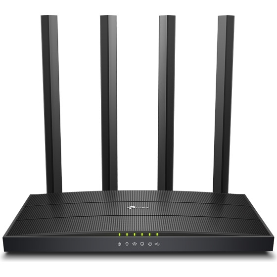 TP-Link Archer C6U | Wifi Router | AC1200, MU-MIMO, Dual Band, 5x RJ45 1000Mb/s - (TL-Archer C6U)