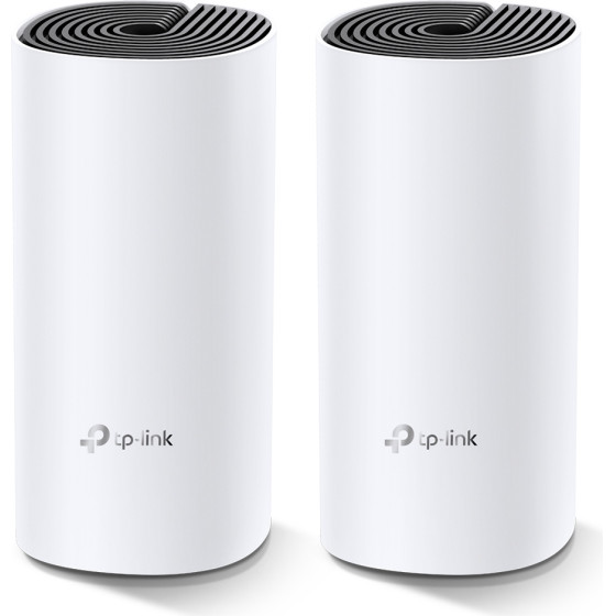 TP-Link Deco M4 2-Pack | Wifi Router | MU-MIMO, AC1200, Dual Band, Mesh, 4x RJ45 1000Mb/s - (TL-Deco M4(2-PACK))