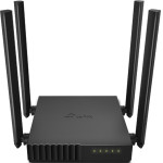 TP-Link | Wifi Router | AC1200, Dual Band, 5x RJ45 100Mb/s - (Archer C54)