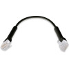Ubiquiti | Ethernet Patch Cable | Unifi Cable, RJ45, 0,1m, Black - (U-CABLE-PATCH-RJ45-BK)