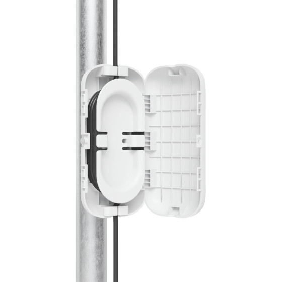 Ubiquiti | Outdoor Enclosure For Organizing And Relieving Fiber Optic Cables | 189 x 95 x 48 Mm - (UACC-FIBER-SR-KIT)