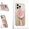 ESR - Suction Phone Mount Halolock - Hands-Free Mirror Phone Stand, Magnetic, 360� Rotation Ring - Pink - (2K6500101)