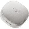 QCY Air White Semi-Ear Tws Earbuds, Quad Mic Enc multi-Point connection, Leather Grain Case - (QCY-QT41 White)