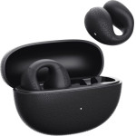 QCY Crossky C10 Black Open Ear Tpu Earclip, IPX5 Call Noise Reduction Bt 5.4 Earbuds 30h - (QCY-CT01 Black)