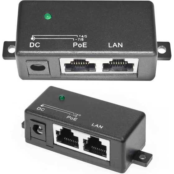 EXTRALINK 1 Port | Poe Injector | 1x 100Mb/s RJ45 - (EX.1957)