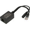 EXTRALINK 1 Port | Poe Inverter | Input 1x 1000Mb/s RJ45/Jack 10-30V, Output 48V - (EX.14671)