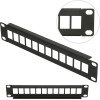 EXTRALINK 12 Port 10'' | Patchpanel | Modular, 12 Ports - (EX.17528)