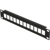 EXTRALINK 12 Port 10'' | Patchpanel | Modular, 12 Ports - (EX.17528)