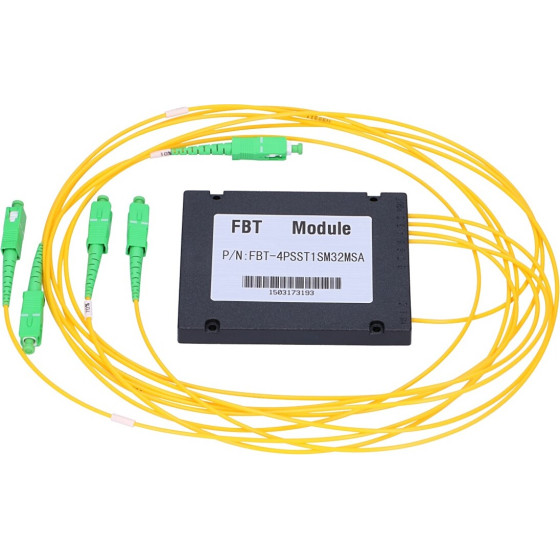 EXTRALINK 1:4 Fbt SC/Apc | Splitter | 70:10:10:10, 2,0mm, 1m - (EX.0639)