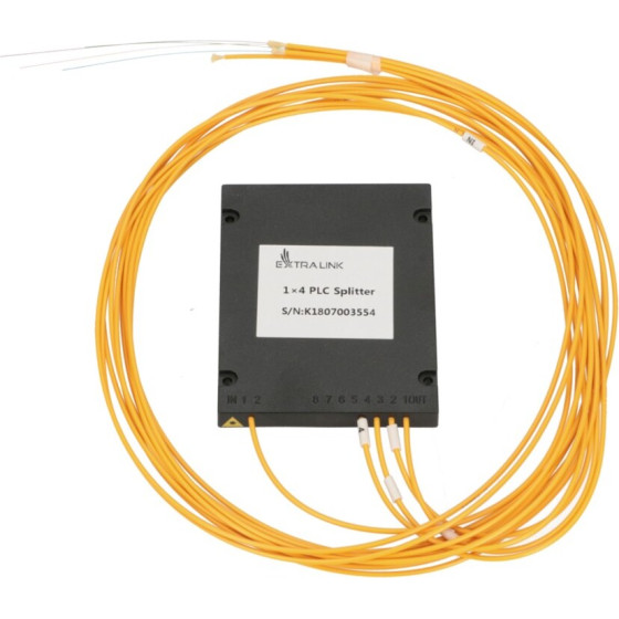 EXTRALINK 1:4 Plc SC/Apc | Splitter | 2,0mm, 1,5m, G657A, Abs module, No Connectors - (EX.16149)