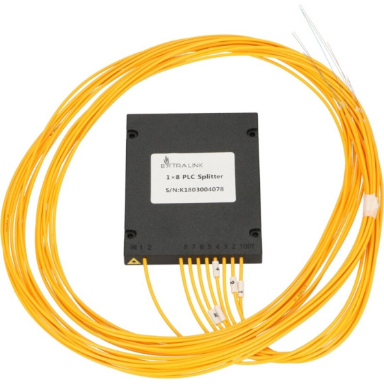 EXTRALINK 1:8 Plc SC/Apc | Splitter | 2,0mm, 1,5m, G657A, Abs module, No Connectors - (EX.16040)