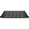 EXTRALINK 1U 300mm Black | Shelf | 19'', For Wall Cabinets - (EX.12738)