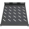 EXTRALINK 1U 350mm Black | Fixed Shelf | 19'', 490x360mm, For 600mm Depth Cabinets - (EX.19096)