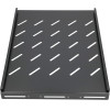 EXTRALINK 1U 350mm Black | Fixed Shelf | 19'', 490x360mm, For 600mm Depth Cabinets - (EX.19096)