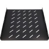 EXTRALINK 1U 500mm Black | Fixed Shelf | 19'', 502 x 472mm, For 800mm Depth Cabinets - (EX.8635)