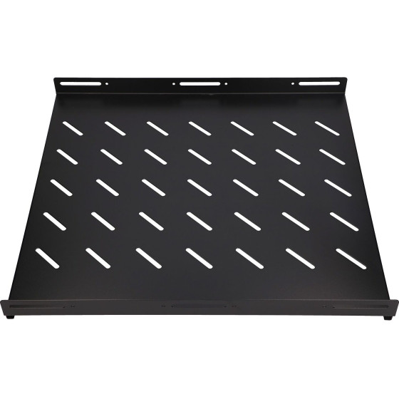 EXTRALINK 1U 500mm Black | Fixed Shelf | 19'', 502 x 472mm, For 800mm Depth Cabinets - (EX.8635)