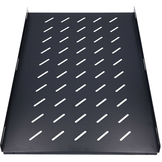 EXTRALINK 1U 750mm Black | Fixed Shelf | 19'', 752 x 472mm, For 1000mm Depth Cabinets - (EX.8642)