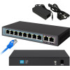 EXTRALINK Ceres | Poe Switch | 8x 100Mb/s PoE/PoE+, 2x RJ45 Uplink 100Mb/s, 96W - (EX.3906)