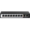 EXTRALINK Ceres | Poe Switch | 8x 100Mb/s PoE/PoE+, 2x RJ45 Uplink 100Mb/s, 96W - (EX.3906)