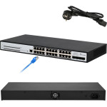 EXTRALINK Chiron Pro | Poe Switch | 24x RJ45 1000Mb/s PoE, 4x SFP+, L3, managed, 370W - (EX.19737)