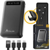 EXTRALINK EPB-083 10000mAh Black | Powerbank | Power bank, USB-C - (EX.19607)