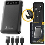 EXTRALINK EPB-083 10000mAh Black | Powerbank | Power bank, USB-C - (EX.19607)