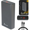 EXTRALINK EPB-126 20000mAh Silver | Powerbank | Power bank, 45W PD, USB-C - (EX.19539)