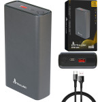 EXTRALINK EPB-126 20000mAh Silver | Powerbank | Power bank, 45W PD, USB-C - (EX.19539)