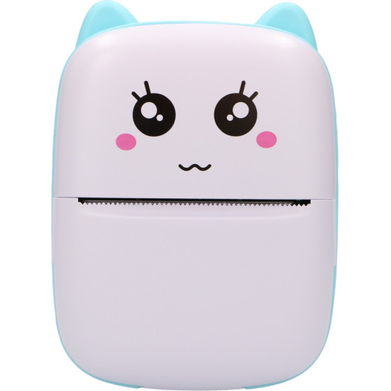 EXTRALINK EPP-002 Blue | Mini Thermal Printer | Bluetooth, USB-C, 1200 mAh, 210 Dpi - (EX.34965)