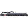 EXTRALINK EXPDU7EU Sw | Power Strip | 19'' 1U, 7 Eu sockets, With switch, 2m - (EX.12967)
