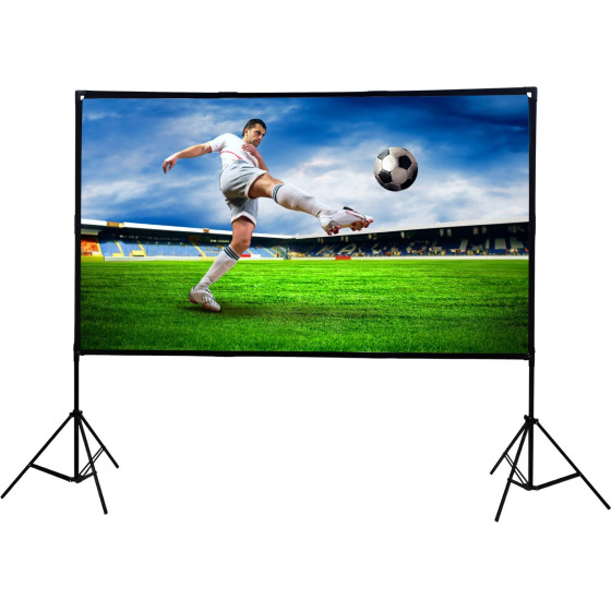 EXTRALINK Foldable Projection Screen 84'' PSF-84 | Foldable Projection Screen | 16:9, 186x105cm, White - (EX.39357)
