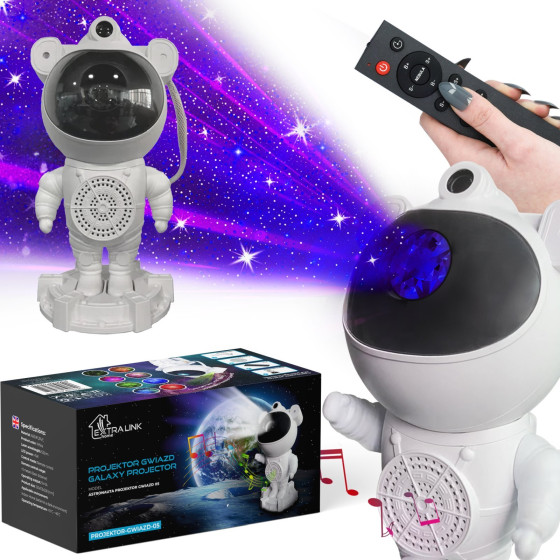 EXTRALINK Home Astronauta Z G?O?Nikiem Projektor Gwiazd 05 - (PROJEKTOR-GWIAZD-05)
