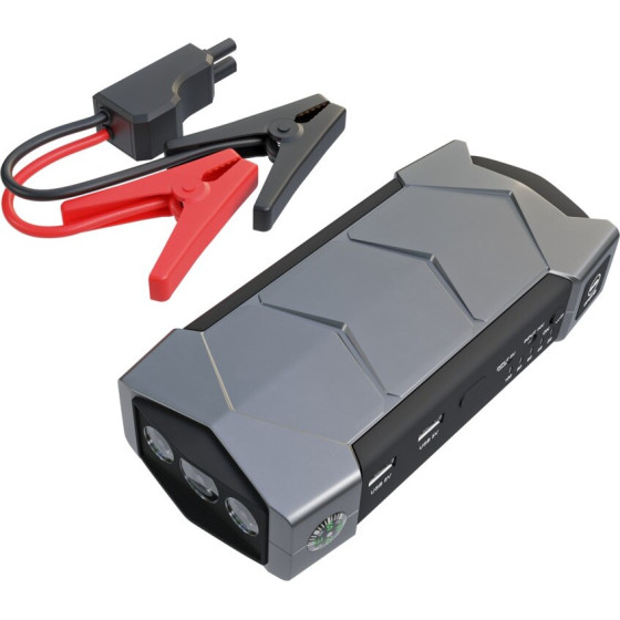 EXTRALINK Jump Starter 10000 Mah | Car Battery Booster | powerbank, 3x LED, flashlight, compass, Hammer - (Jump MAX7)