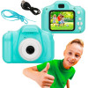 EXTRALINK Kids Camera H20 Blue | Camera | 1080P 30fps, 2.0'' Screen - (EXTRALINK H20 BLUE)
