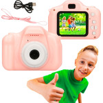 EXTRALINK Kids Camera H20 Pink | Camera | 1080P 30fps, 2.0'' Screen - (EXTRALINK H20 PINK)