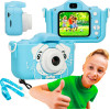 EXTRALINK Kids Camera H28 Dual Blue | Camera | 1080P 30fps, 2.0'' Screen - (EXTRALINK H28 Dual BLUE)