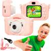 EXTRALINK Kids Camera H28 Single Pink | Camera | 1080P 30fps, 2.0'' Screen - (EXTRALINK H28 Single PINK)