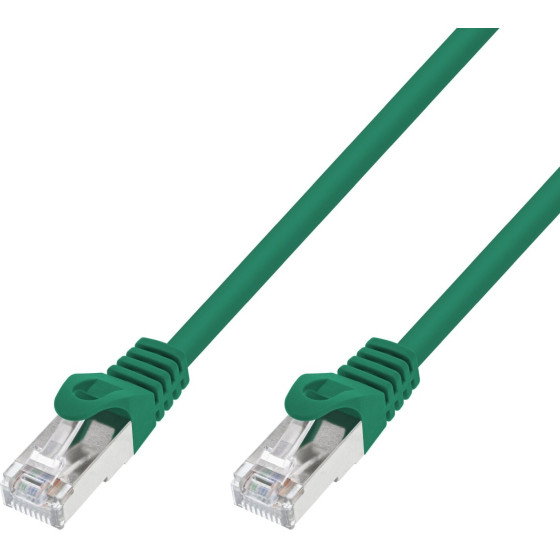 EXTRALINK Lan Patchcord CAT.7 S/Ftp 0,5M 20G Shielded Foiled Twisted Pair Bare Copper Green - (EX.38749)