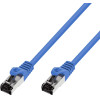 EXTRALINK Lan Patchcord CAT.8.1 S/Ftp 1M 40G Shielded Foiled Twisted Pair Bare Copper Blue - (EX.38831)