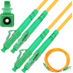 EXTRALINK LC/APC-LC/Apc | Patchcord | Single Mode, Duplex, 9/125um, G657A, 2m - (EX.1315)
