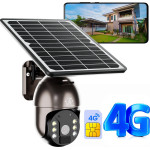 EXTRALINK Mystic 4G Ptz | 3G/4G/Lte Camera | With Solar Panel 8W, 1080p, IP66, 4x 18650 Battery - (EX.30011)