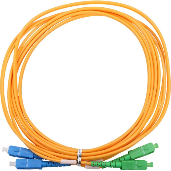 EXTRALINK SC/APC-SC/Upc | Patchcord | Single mode, Duplex, G652D, 3mm, 3m - (EX.9281)