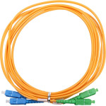 EXTRALINK SC/APC-SC/Upc | Patchcord | Single mode, Duplex, G657A1, 3mm, 2m - (EX.31032)