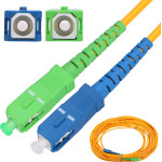 EXTRALINK SC/APC-SC/Upc | Patchcord | Single mode, Simplex, G652D, 3mm, 5m - (EX.12448)