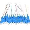 EXTRALINK SC/Upc | Pigtail Set | Single mode, 900um, G.657A1, 1m, 12 pcs, 12 Colours - (EX.0356)