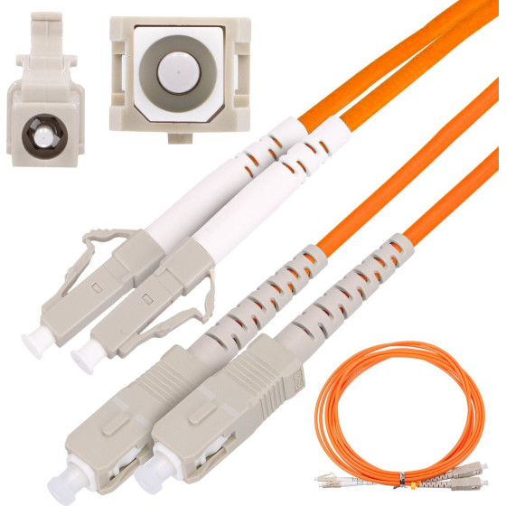 EXTRALINK SC/UPC-LC/Upc | Patchcord | Multimode, OM2, Duplex, 3mm, 3m - (EX.3661)
