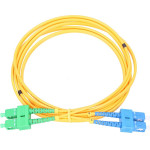 EXTRALINK SC/UPC-SC/Apc | Patchcord | PVC, Single mode, Duplex, G652D, 3mm, 0,5m - (EX.3548)