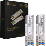 EXTRALINK Sfp 1.25G 2-Pack | Sfp Module | 1,25Gbps, LC/UPC, 1310nm, 2km, Single mode, Dom - (EX.35894)