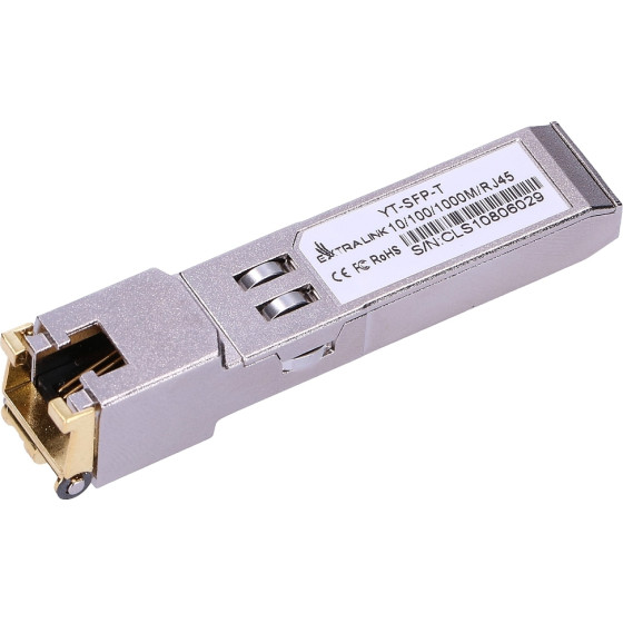 EXTRALINK Sfp 1.25G | Sfp To RJ45 Module | 1,25Gbps, 100/1000BASE-T, 100m - (EX.2251)