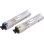 EXTRALINK Sfp 1.25G | Sfp Wdm Module | 1,25Gbps, 1310/1550nm, Single mode, 3km, SC, DOM, Pair - (EX.2220)